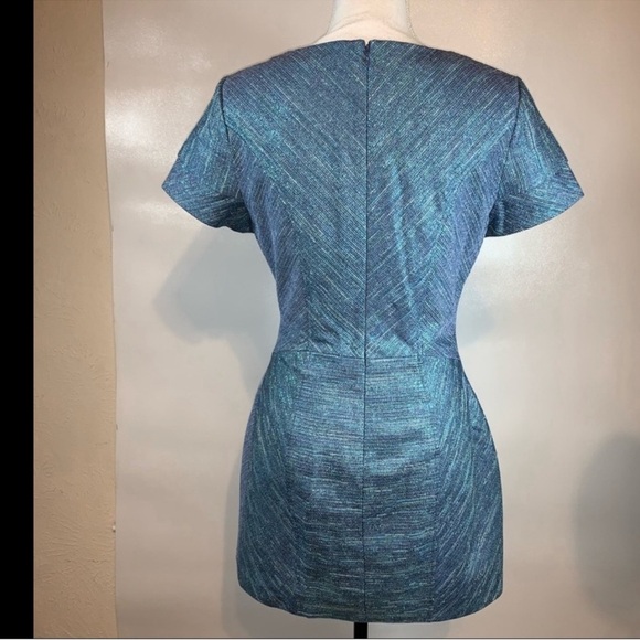 Rebecca Minkoff Katya Tweed V Neck Dress Size 4 new without tags princess style - Picture 5 of 9